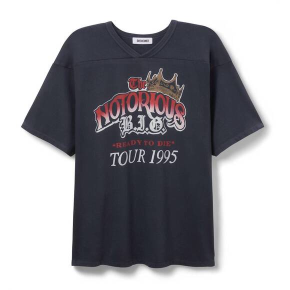 DAYDREAMER Tops - NEW DAYDREAMER women's the notorious b.i.g. ready to die oversized jersey top in